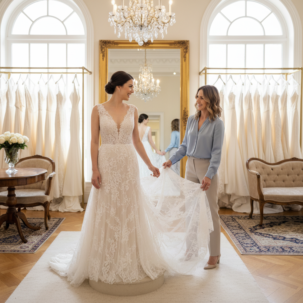 10 zasad przymiarek sukni ślubnej: jak przejść przez ten proces z pewnością siebie-2