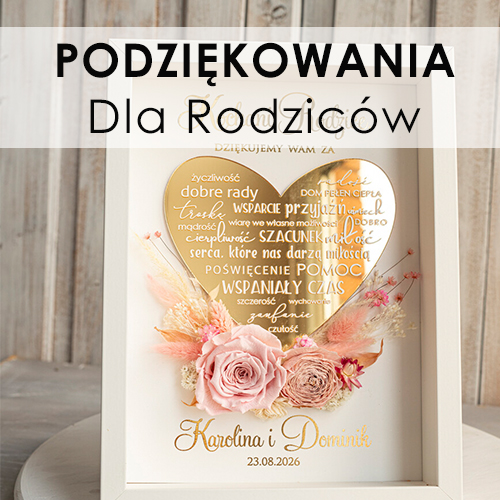 Ślubne podziękowania dla rodziców – wyjątkowe prezenty pełne emocji