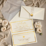 Złote i Eleganckie Zaproszenia Komunijne dla Dziewczynki – idealne na Pierwszą Komunię