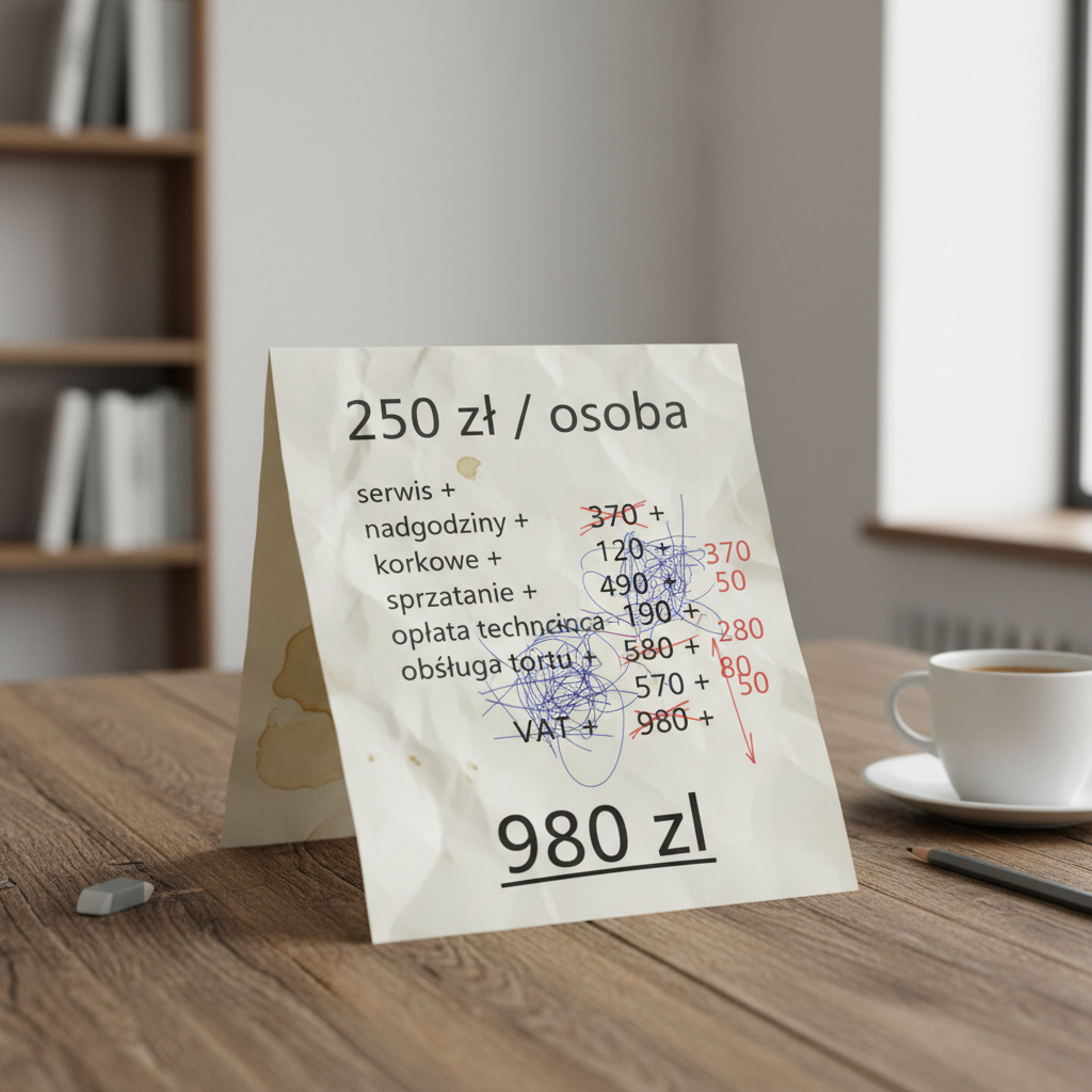 Jak obliczyć rzeczywisty koszt wesela i uniknąć ukrytych opłat?